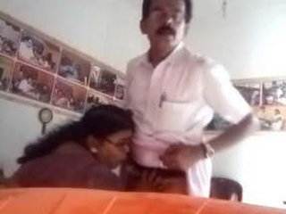 Indian wife gives a blowjob to her husband on camera