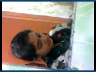 Cute Indian girl gets naughty in college