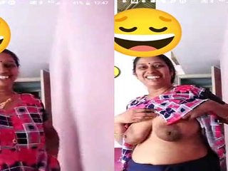 Mature Indian bhabhi flaunts her big boobs and pussy in UK