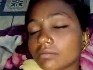 Dirty Indian slut gets naked and plays with her hairy pussy
