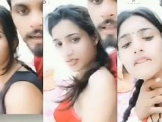 Diya and her partner enjoy a steamy sex show in the privacy of their room