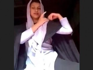 College girl pleasures herself in a steamy video