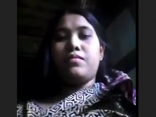 Young and beautiful girl flaunts her body in a steamy video