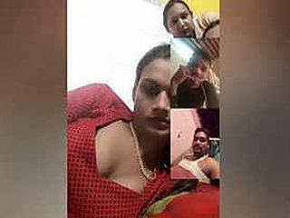 Desi girl with huge boobs in a live video chat