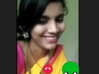 Cute Indian girl masturbates on video call in HD