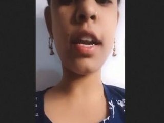 Busty Indian girl flaunts her boobs and pussy