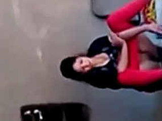 Hidden camera captures a naughty Villege girl in action