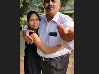 Latest viral video of an oldman and bhabi in romance