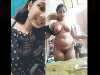 Indian teenager flaunts her sensual curves in a seductive video