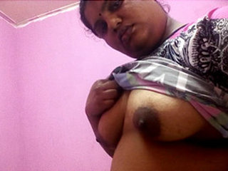 Mallu wife flaunts her big breasts in front of husband