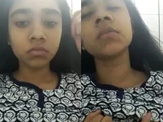 Busty girlfriend showcases her assets in a steamy video